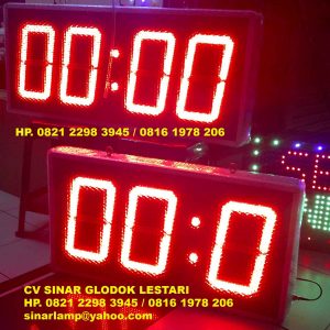 Lampu Display STOPWATCH TIMER UP, COUNTDOWN