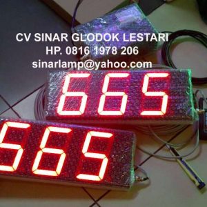 Lampu Display Nomor Lagu Nyanyian