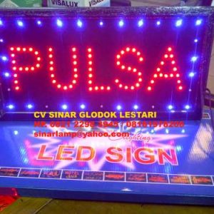 Lampu LED PULSA LED Sign Advertising