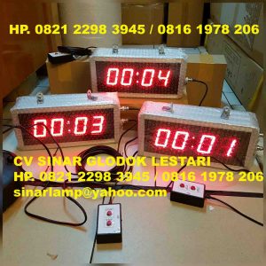 Lampu timer stopwatch