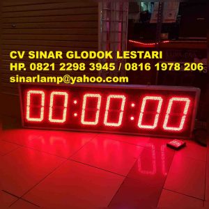 Lampu LED Timer UP Stopwatch