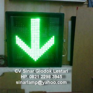 Lampu Sign Gate Tanda Gerbang Pintu Toll atau Gerbang Pintu Parkir