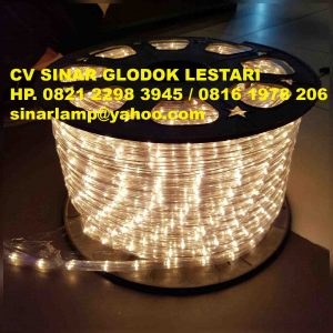 Lampu selang bulat warmwhite