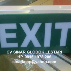 Lampu EXIT BOX