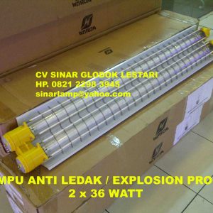 Lampu Explosion Proof TL 2 X 36 Watt WAROM