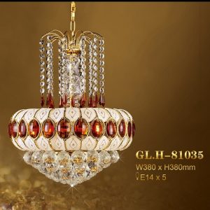 Lampu Gantung Kristal GLH-81035 W380 GD