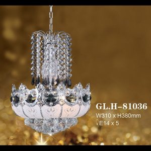 Lampu Gantung Kristal GLH-81036 W310 CH