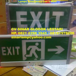 Lampu Fire Emergency Exit Light 5 Watt