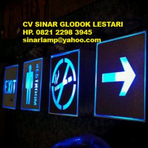 Lampu Emergency Sign LED 1W