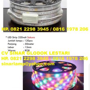 Lampu Hias LED Strip RGB 220V Sakura