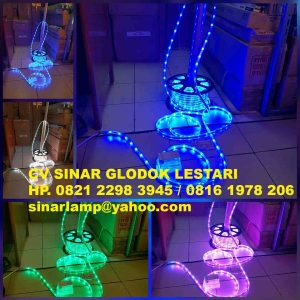 Lampu Led Strip RGB 5050 IP65 50m 220v