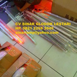 Lampu Meteor LED RGB Warna Warni