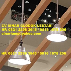 Kap Lampu Gantung Industri Fitting E27