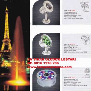 Lampu Kolam Air Mancur Underwater Lamp