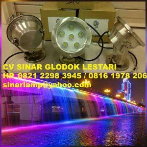 Lampu Kolam Renang LED RGB 6 watt