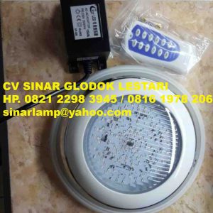 Lampu Kolam Renang RGB 12 watt + Remote Control