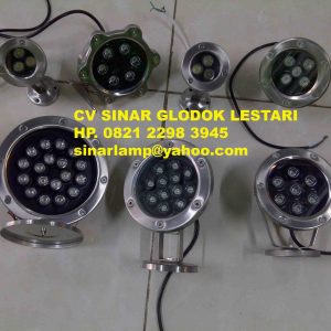 Lampu Sorot LED Under Water untuk Kolam Renang atau Air Mancur