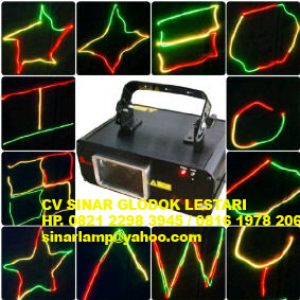 Lampu Laser 3 Warna Merah Hijau Kuning