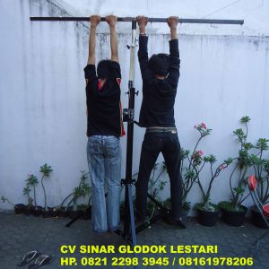 Tiang Tripod Lampu Sorot 4 Meter