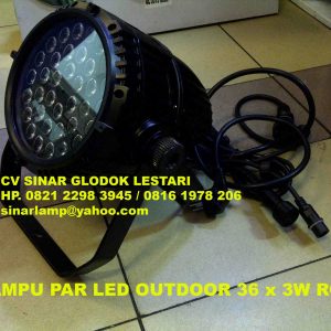 Lampu Sorot PAR LED 36 x 3W Outdoor