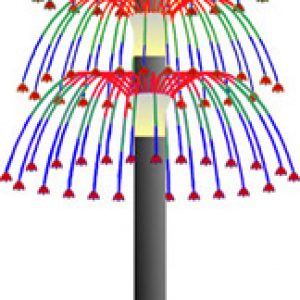 Lampu Pinus Hias Jalan Kota P023