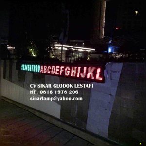 Running Text Outdoor Waterproof 10 meter