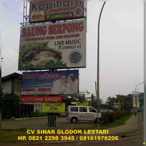 Running Text LED untuk Outdoor Restaurant