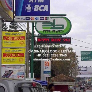 Running Text Outdoor