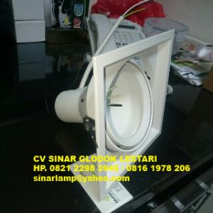 Kap Lampu Spot Trak Rell PAR30 40W Model Kotak