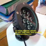 Lampu Taman LED 12 Watt IP65 Body Hitam